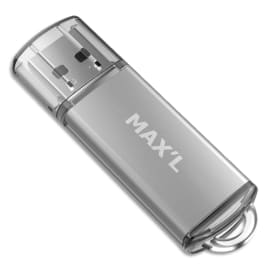 MAXELL Clé USB 2.0 128Go Color's Grise MAXL85406 photo du produit