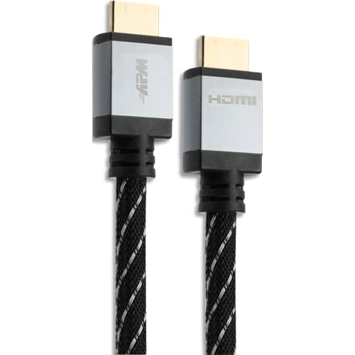 APM Câble HDMI 2.1, premium, 8k, hec, mâle / mâle, nylon, 3m photo du produit Principale L