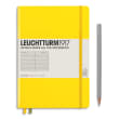 LEUCHTTURM 1917 Carnet rigide 14,8x21cm 251 pages lignées numérotées. Coloris Jaune citron photo du produit