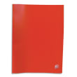 PERGAMY Protège-documents en polypropylène 40 vues Rouge, couverture 3/10e, pochettes 6/100e photo du produit