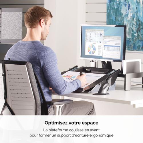 FELLOWES Support clavier écriture/porte-document Easy Glide™ 8210001 photo du produit Secondaire 3 L