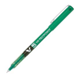 PILOT Stylo Roller pointe tubulaire 0,5 mm encre liquide Verte HI-TECPOINT BX-V5 photo du produit