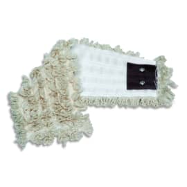BROSSERIE THOMAS Frange de rechange Blanche en coton à bouclettes, oeillet chromé, Format 40 x 17 cm photo du produit