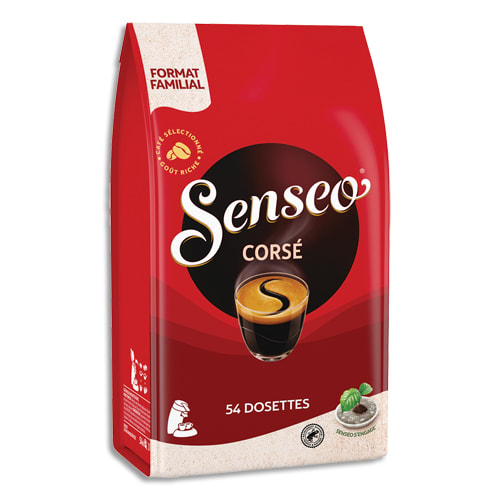 SENSEO Paquet de 54 dosettes de café moulu Corsé fort et intense photo du produit Principale L