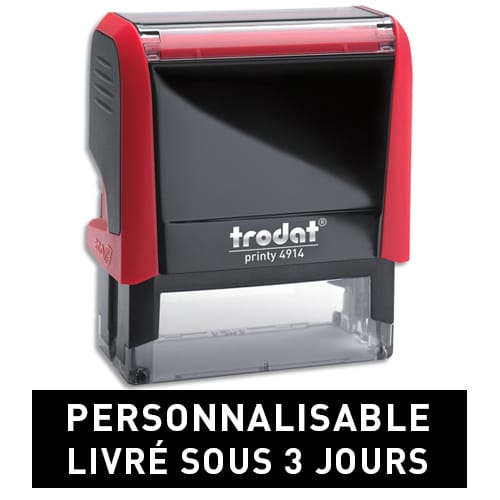 TRODAT PRINTY 4914 - 7 lignes - tampon société personnalisable empreinte 64x26mm photo du produit