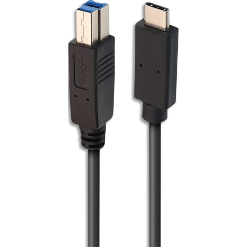 APM Câble USB-C / USB-B 3.0, USB 3.0, mâle / mâle, noir, 2m photo du produit Principale L