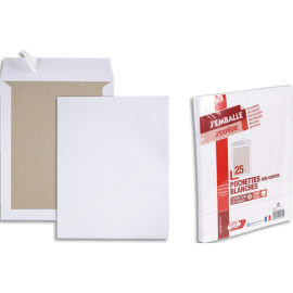 GPV Paquet de 25 enveloppes auto-adhésive 80 grammes format 110x220 mm