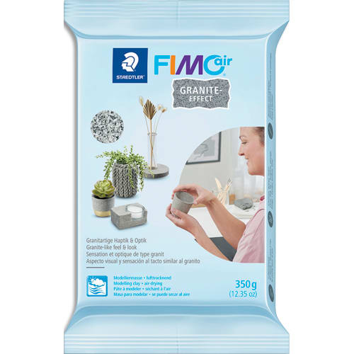 GRAINE CREATIVE Pain 350 gr FIMO AIR EFFECT GRANIT - Simple, lisse, ne colle pas, PAS BESOIN DE CUISSON photo du produit Principale L