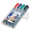 STAEDTLER Boîte de 4 marqueurs permanents assortis pointe ogive photo du produit