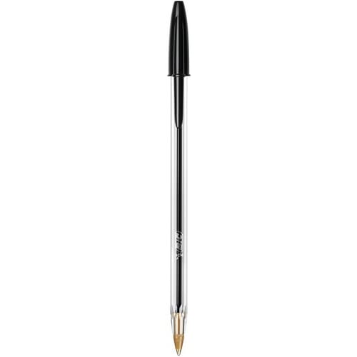 BIC Cristal Original Stylos-Bille Pointe Moyenne (1,0 mm) - Noir