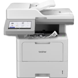 BROTHER Imprimante Multifonction, Monochrome 4 en 1, 50 ppm, recto verso, r&eacute;seau, NFC, MFCL6910DNRE1 photo du produit