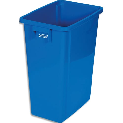 PROBBAX Collecteur à déchets bleu, capacité de 60L. photo du produit Principale L