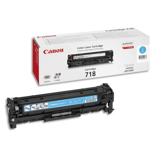 CANON Cartouche toner Cyan CRG718C 2661B002 photo du produit Principale L