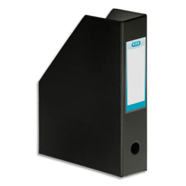 OXFORD Porte-revues en PVC soud&eacute;, dos de 7 cm 32x24cm, livr&eacute; &agrave; plat. Coloris Noir photo du produit