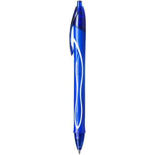 BIC Gel-ocity Quick Dry Stylos-Gel Rétractables Pointe Moyenne (0,7 mm) - Bleu photo du produit Secondaire 1 L