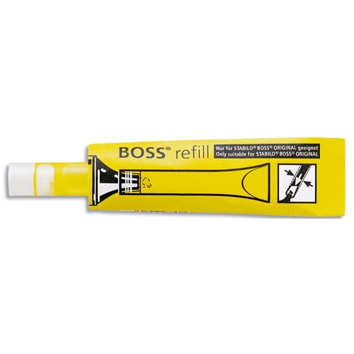 STABILO Recharge pour surligneur Stabilo BOSS. Coloris jaune photo du produit Principale L