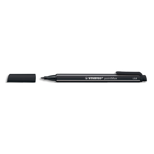 Achetez STABILO pointMax stylo-feutre pointe moyenne (0,8 mm) - Pochette de  15 stylos-feutres - Colo..