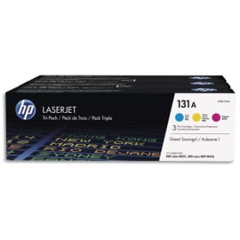 HP Tri pack couleur Laser 131A U0SL1AM photo du produit