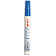 UNI-BALL Marqueur peinture huile indélébile pointe moyenne ogive corps métal coloris Bleu foncé UNI PAINT photo du produit