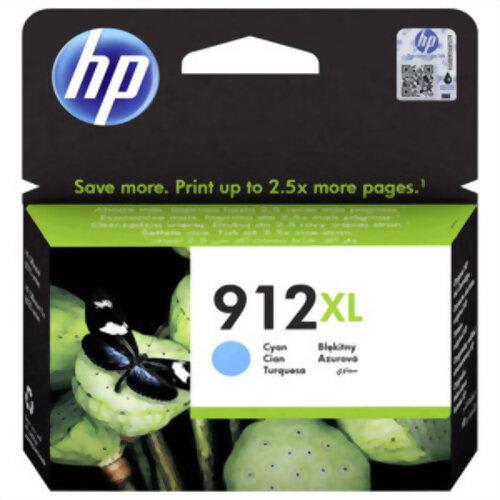 HP 912XL Cartouche Encre Cyan gd capacité Authentique (3YL81AE) HP  OfficeJet Pro 8010/8020 ≡ CALIPAGE