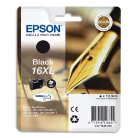 EPSON Cartouche Jet d'Encre DURABrite Ultra Noir XL ''Stylo à plume'' 16 (T1631) - C13T16314012 photo du produit