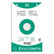 EXACOMPTA Sachet de 50 fiches bristol (sous-film) perforées 125X200mm quadrillées 5x5 Blanc photo du produit