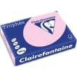 CLAIREFONTAINE Ramette de 250 feuilles papier couleur TROPHEE 160 grammes format A4 Rose 2634 photo du produit