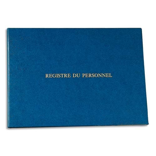 LE DAUPHIN Registre du personnel 24x32 cm 40 pages + garde photo du produit Principale L