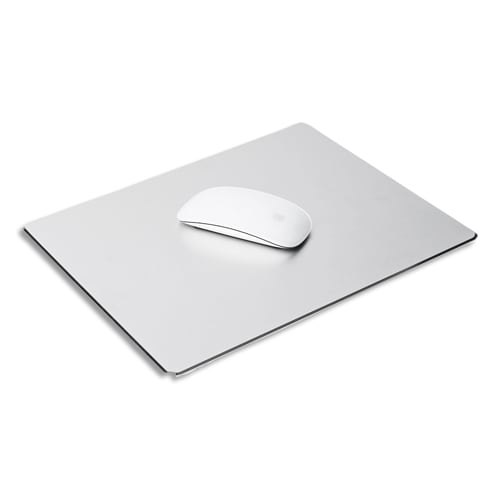 ALBA Tapis de souris aluminium sablé et anodisé, antidérapant