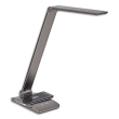 MAUL Lampe de bureau MaulStella Qi, led int&eacute;gr&eacute;es, 4 intensit&eacute;s, 3 niveaux temp&eacute;ratures, USB, gris fonc&eacute; photo du produit