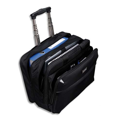 LIGHTPAK Pilot Case Trolley Noire en polyester compartiments + poches L43 x H34 x P20 cm photo du produit Principale L