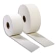 Carton de 6 Bobines de papier toilette Jumbo 2 plis prédécoupé, longueur 350 mètres Blanc Eco photo du produit