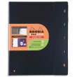 RHODIA Cahier rechargeable EXABOOK spirale 160 pages 90g 5x5 22,5x29,7cm Couverture polypro Noire photo du produit