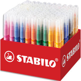 STABILO Maxi schoolpack de 140 feutres de coloriage pointe large Power Max - Boîte en carton - Couleu ass photo du produit