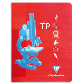 CLAIREFONTAINE Carnet reliure brochure 11x17 cm 192 pages petits carreaux  5x5 papier 90g