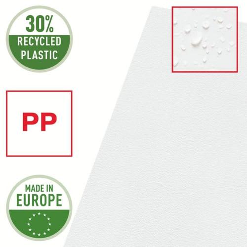 ESSELTE Bo&icirc;te de 100 pochettes-coin - Format A4 - polypropyl&egrave;ne grain&eacute; 11/100e 30% recycl&eacute; - Transparent photo du produit Secondaire 2 L