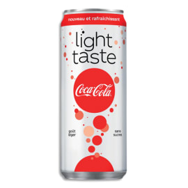 COCA-COLA Light canette Slim de boisson gazeuse pétillante de 33 cl photo du produit