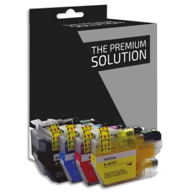 PSN Cartouche compatible jet d'encre noir cyan magenta jaune Brother LC3219XL, B8B3219XLB/CL photo du produit