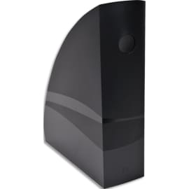 EXACOMPTA Porte-revues Mag-Cube ECOBlack en PS. Dimensions (h x p) : 30,5 x 26,6 cm. Dos de 8,2 cm. Noir photo du produit