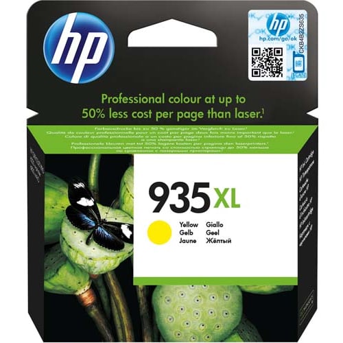 HP Cartouche Jet d'encre Jaune 935XL C2P26AE photo du produit Principale L