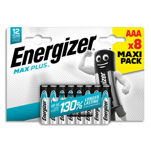 ENERGIZER Blister de 8 piles Max Plus AAA 7638900437522 photo du produit Principale L