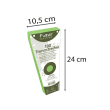 EXACOMPTA Paquet de 100 intercalaires trapèze Vert. Perforation 2 trous photo du produit Secondaire 1 S