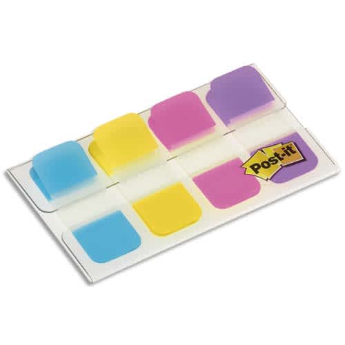 POST-IT Blister de 40 mini marque-pages rigides couleurs vives photo du produit