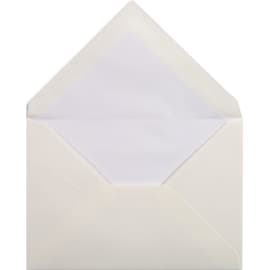 LALO Paquet de 25 enveloppes gommées format C6 11,4X16,2cm. Coloris Blanc photo du produit