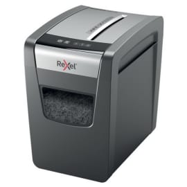 REXEL Destructeur de documents Momentum X410-SL P-4 coupe croisée 4x28mm 10 feuilles 23 litres 2104573EU photo du produit