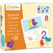 AVENUE MANDARINE Boîte puzzle thème apprendre à compter 10 puzzles de 3 pièces, bords arrondis photo du produit