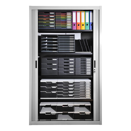 EXACOMPTA Module de classement 5 tiroirs ouverts, format A4 +. Dim (l x h x p) : 28,8 x 32 x 35 cm. Noir photo du produit Secondaire 2 L