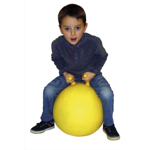 Relaxdays ball animal - Ø 45 cm - ballon sauteur - à partir de 3 ans -  poignée 