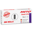 METO Pack de 5 rouleaux encreurs pour Meto Classic S & M 1 ligne et 2 lignes photo du produit