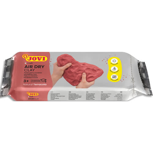 JOVI Air Dry, sachet de pâte autodurcissante 500 grammes couleur ocre brun photo du produit Principale L